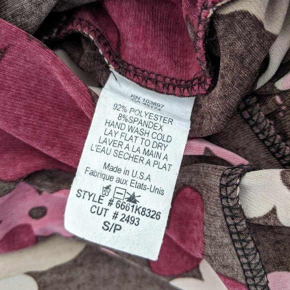 NWOT Beautiful Flower Print Midi Dress - Picture 9 of 11